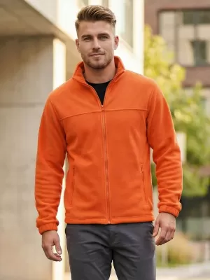 Moški pulover iz flisa ALTISPORT NoPrint NP/ALM105 ORANŽNA