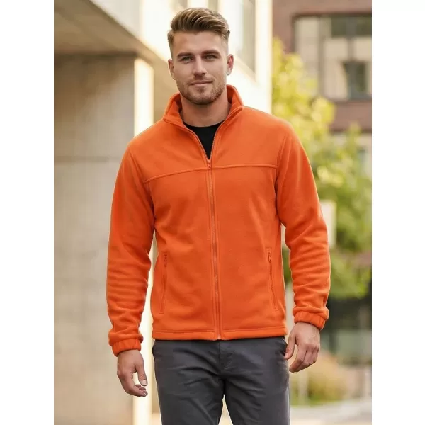  Moški pulover iz flisa ALTISPORT NoPrint NP/ALM105 ORANŽNA 