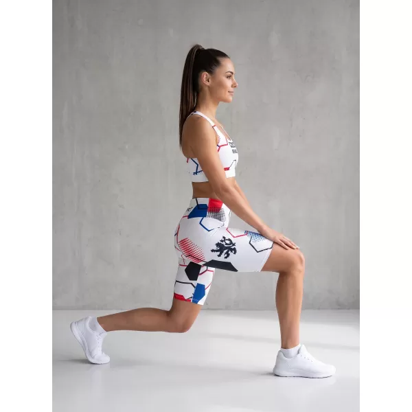  Ženske vrhunske funkcionalne pajkice nad koleni ALTISPORT VOJ/ALW036LEG02 HEKSA BELA 