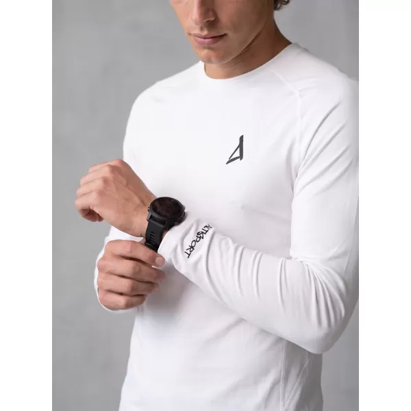  Moška premium funkcionalna kompresijska majica ALTISPORT VOJ/ALM000TR03 BELA 
