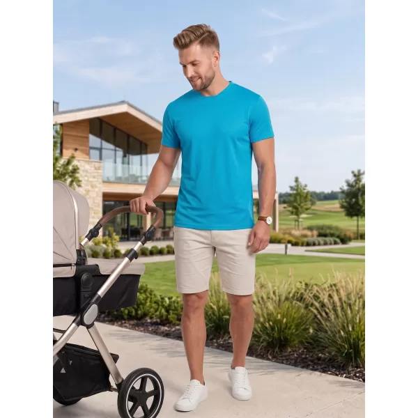  Moška funkcionalna majica ALTISPORT NoPrint NP/ALM421 TURKIZNA 