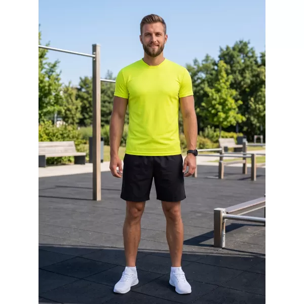  Moška funkcionalna majica ALTISPORT NoPrint NP/ALM421 NEON RUMENA 