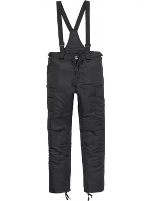 Hlače BRANDIT THERMAL DUNGAREES BD1012 ČRN
