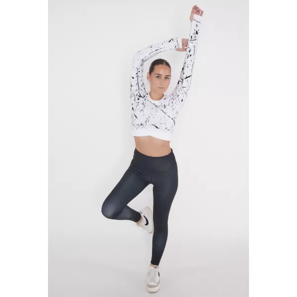  Vrhunski ženski funkcionalni top z dolgimi rokavi ALTISPORT VOJ/ALW034TR04 BELA 