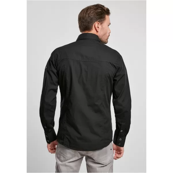  Srajca BRANDIT SLIM WORKER BD4005 ČRN 