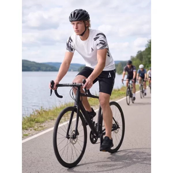  Moška vrhunska funkcionalna kompresijska majica s kratkimi rokavi ALTISPORT VOJ/ALM039TR04 BELA 