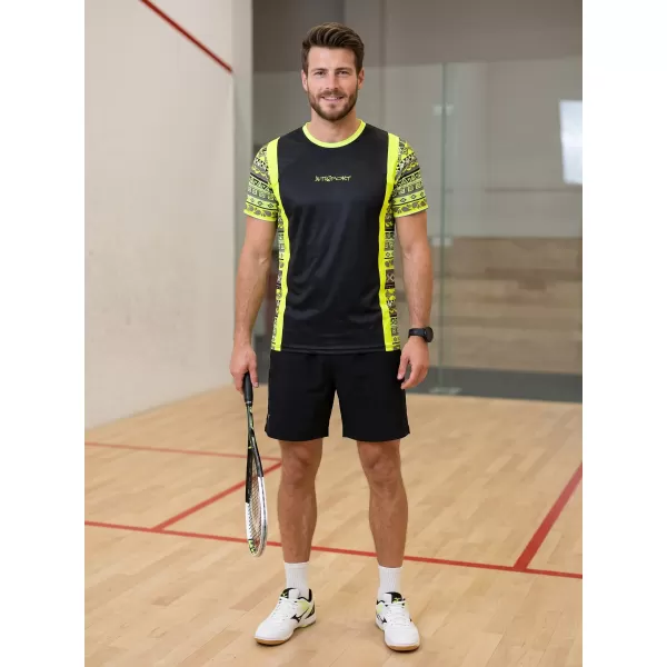  Moška funkcionalna premium majica ALTISPORT VOJ/ALM043TR01 NEON RUMENA 