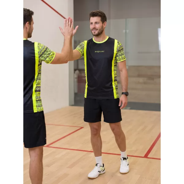  Moška funkcionalna premium majica ALTISPORT VOJ/ALM043TR01 NEON RUMENA 