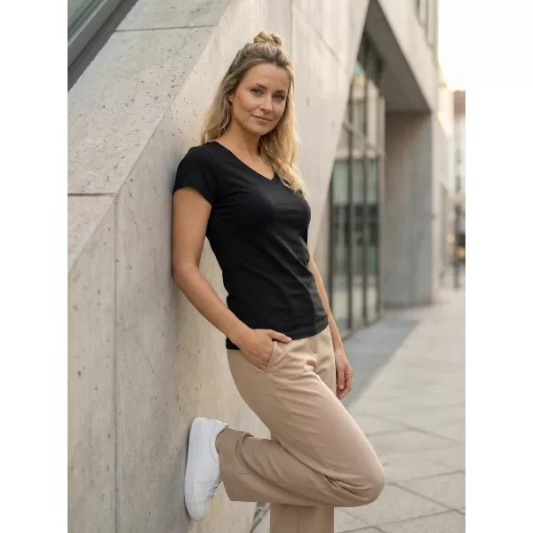  Ženska majica s kratkimi rokavi ALTISPORT NoPrint NP/ALW261 EBENOVINASTO SIVA 