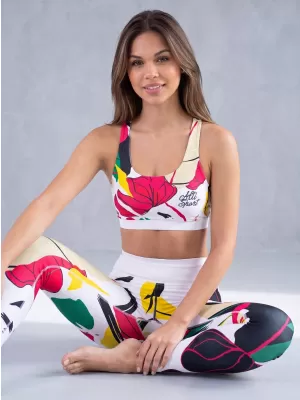 Ženske dolge vrhunske funkcionalne pajkice ALTISPORT VOJ/ALW042LEG01 BELA