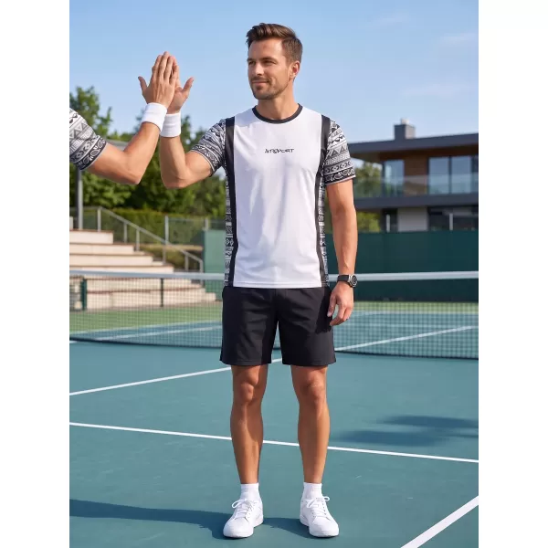  Moška funkcionalna premium majica ALTISPORT VOJ/ALM043TR01 BELA 