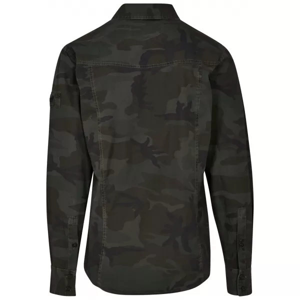  Srajca BRANDIT SLIM WORKER BD4005 OLIVE CAMO 