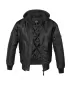 Jakna BRANDIT HOODED MA BD3150 ČRN