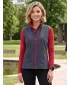 Ženski softshell telovnik ALTISPORT NoPrint NP/ALW7211NJ ŽELEZNO SIVA/RDEČA