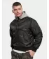 Jakna BRANDIT HOODED MA BD3150 ČRNA/SIVA