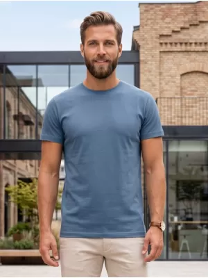 Moška majica s kratkimi rokavi ALTISPORT NoPrint NP/ALM921 DENIM