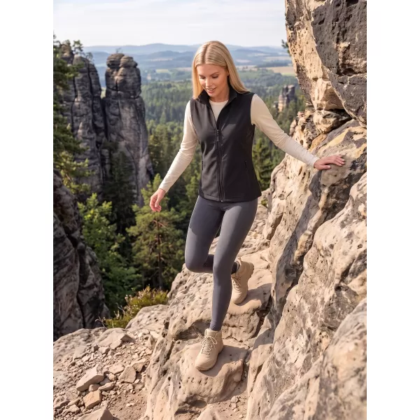  Ženski softshell telovnik ALTISPORT NoPrint NP/ALW7211NJ ČRNA/ČRNA 