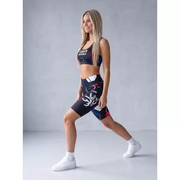  Ženske vrhunske funkcionalne pajkice nad koleni ALTISPORT VOJ/ALW036LEG02 HEKSA ČRNA 