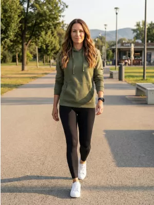 Ženski pulover ALTISPORT NoPrint NP/ALW597NJ OLIVNO