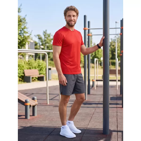  Moška funkcionalna majica ALTISPORT NoPrint NP/ALM421 RDEČA 