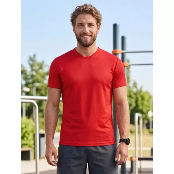 Moška funkcionalna majica ALTISPORT NoPrint NP/ALM421 RDEČA 