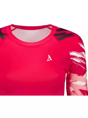 Vrhunski ženski funkcionalni top z dolgimi rokavi ALTISPORT VOJ/ALW039TR04 VIVA MAGENTA