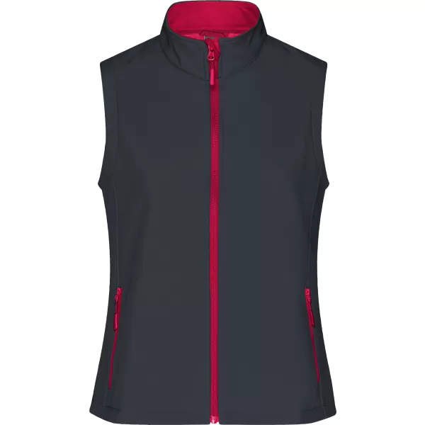  Ženski softshell telovnik ALTISPORT NoPrint NP/ALW7211NJ ŽELEZNO SIVA/RDEČA 