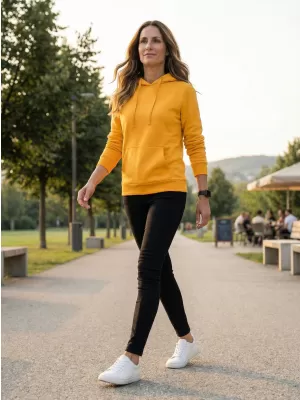Ženski pulover ALTISPORT NoPrint NP/ALW597NJ ZLATO RUMENO