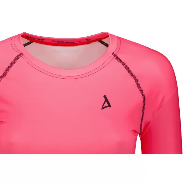  Vrhunski ženski funkcionalni top z dolgimi rokavi ALTISPORT VOJ/ALW000TR04 FLUO ROZA 