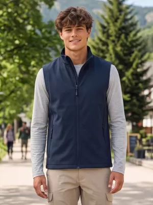 Moški softshell telovnik ALTISPORT NoPrint NP/ALM8211NJ MORNARICA/MORNARICA