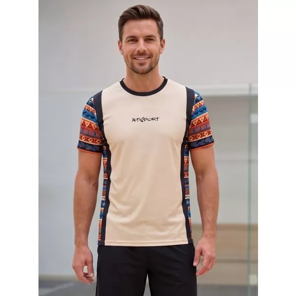  Moška funkcionalna premium majica ALTISPORT VOJ/ALM043TR01 BEŽ 