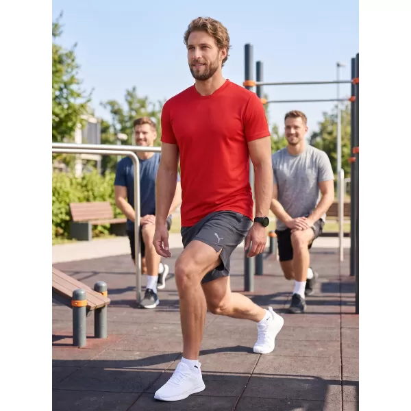  Moška funkcionalna majica ALTISPORT NoPrint NP/ALM421 RDEČA 
