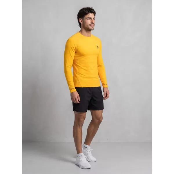  Moška premium funkcionalna kompresijska majica ALTISPORT VOJ/ALM000TR03 ORANŽNA 