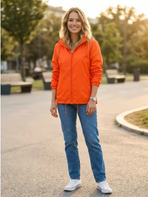 Ženska jakna ALTISPORT NoPrint NP/ALW1311NJ SVETLO ORANŽNA