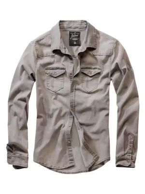 Srajca BRANDIT RILEY DENIM BD4020 SIVA