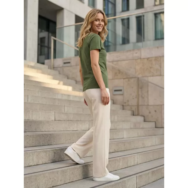  Ženska majica s kratkimi rokavi ALTISPORT NoPrint NP/ALW331 KAKI 
