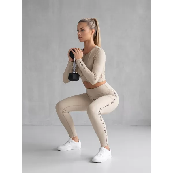  Vrhunski ženski funkcionalni top z dolgimi rokavi ALTISPORT VOJ/ALW000TR04 RJAVA 