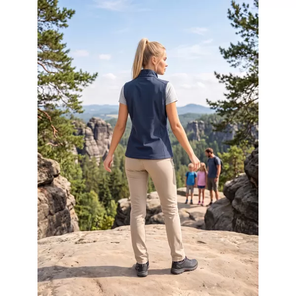  Ženski softshell telovnik ALTISPORT NoPrint NP/ALW7211NJ MORNARICA/MORNARICA 