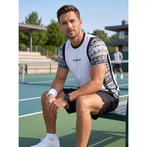  Moška funkcionalna premium majica ALTISPORT VOJ/ALM043TR01 BELA 