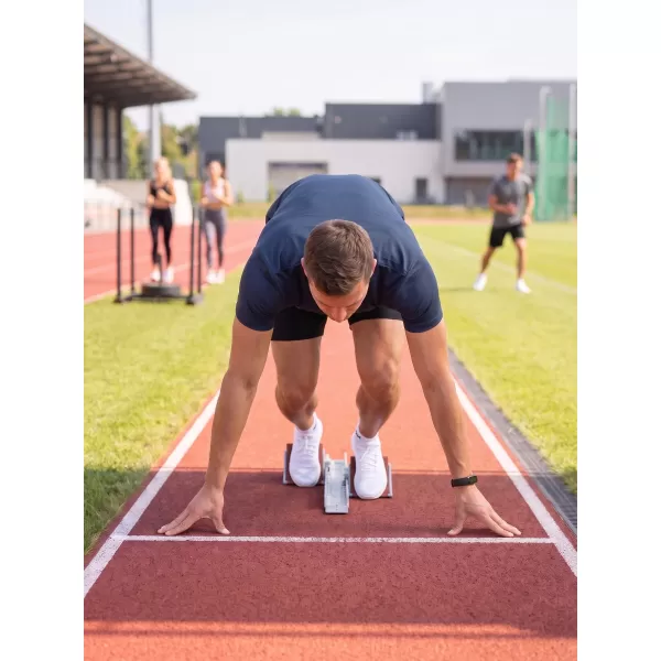  Moška funkcionalna majica ALTISPORT NoPrint NP/ALM421 MORNARSKO MODRA 