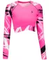 Vrhunski ženski funkcionalni top z dolgimi rokavi ALTISPORT VOJ/ALW039TR04 FLUO ROZA
