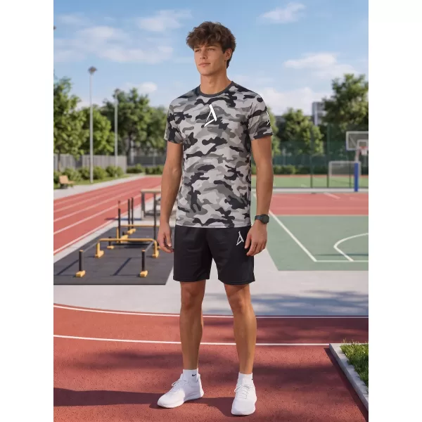  Moška funkcionalna premium majica ALTISPORT VOJ/ALM038TR01 SIVA 