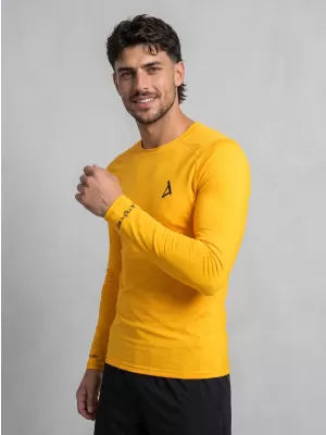 Moška premium funkcionalna kompresijska majica ALTISPORT VOJ/ALM000TR03 ORANŽNA