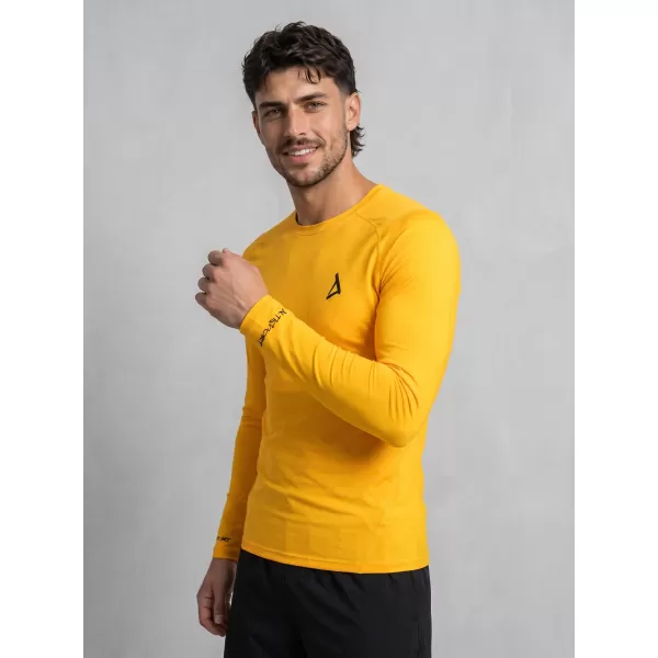  Moška premium funkcionalna kompresijska majica ALTISPORT VOJ/ALM000TR03 ORANŽNA 