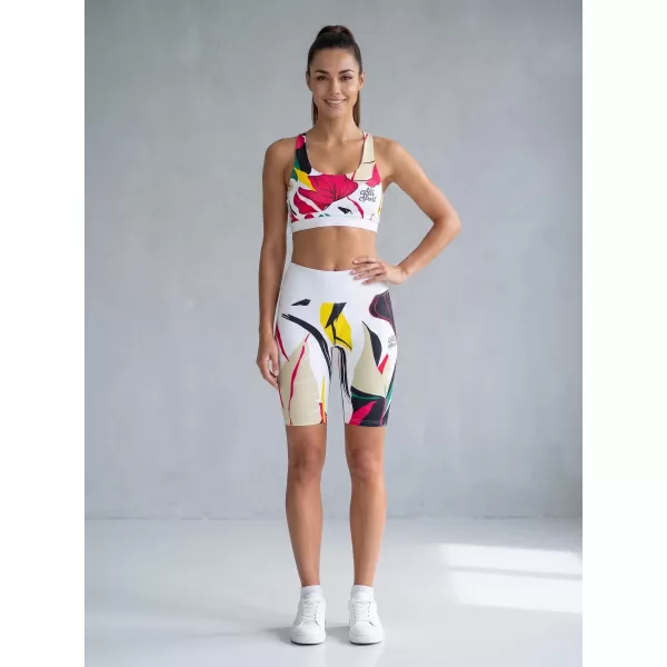  Ženske vrhunske funkcionalne pajkice nad koleni ALTISPORT VOJ/ALW042LEG02 BELA 