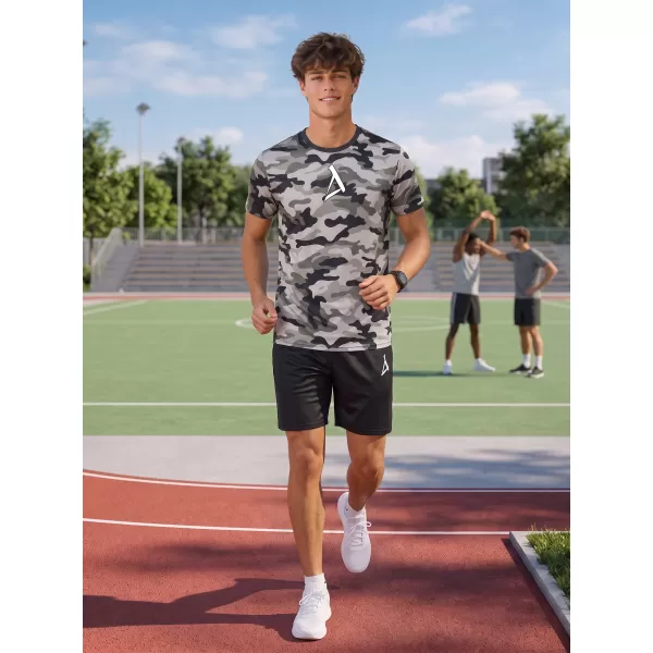  Moška funkcionalna premium majica ALTISPORT VOJ/ALM038TR01 SIVA 