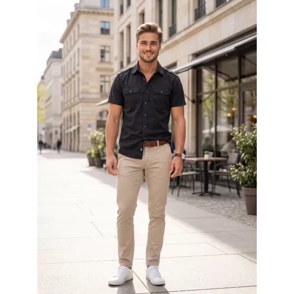  Srajca BRANDIT VINTAGE BD4024 ČRN 