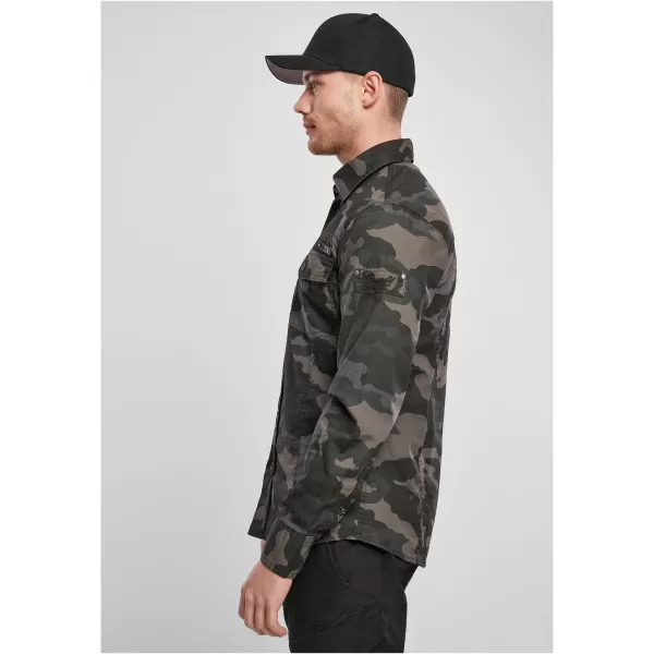 Srajca BRANDIT SLIM WORKER BD4005 DARKCAMO 