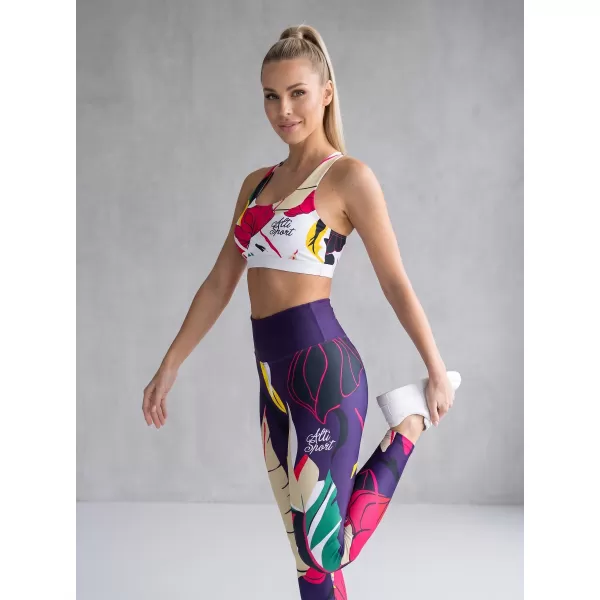  Ženske dolge vrhunske funkcionalne pajkice ALTISPORT VOJ/ALW042LEG01 TEMNO MODRA 