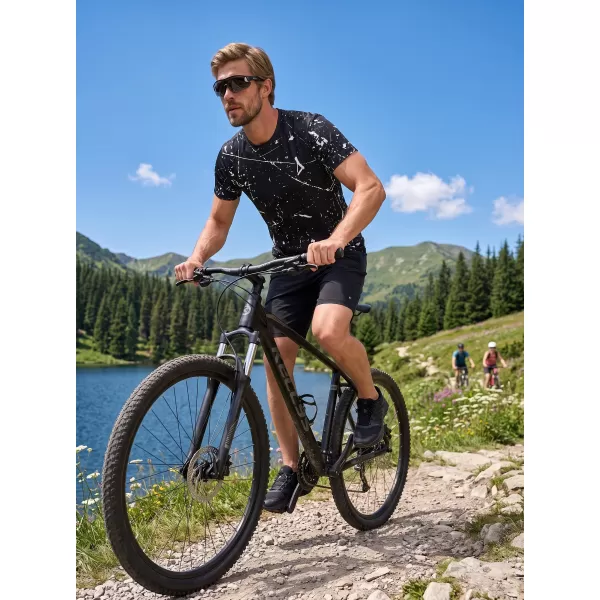  Moška funkcionalna premium majica ALTISPORT VOJ/ALM034TR01 ČRNA 